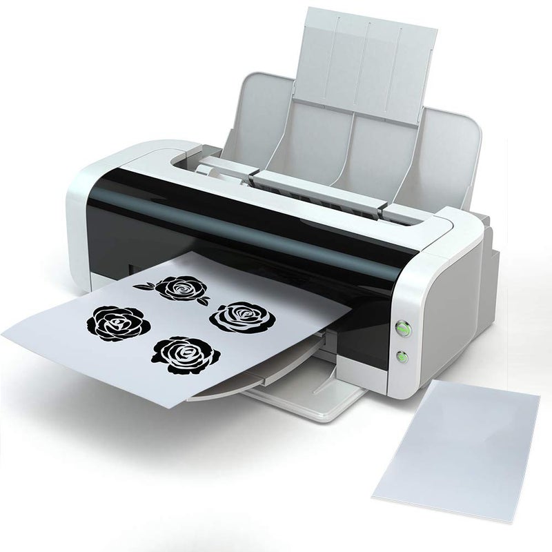 Caydo 23 Pieces Screen Printing Starter kit Include 3 Different Size of Wood Silk Screen Printing Frame with Mesh, Screen Printing Squeegees, Inkjet Transparency Film, Ink Knife, and Mask Tape - Image 4